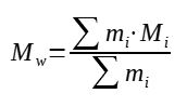 Formula mass average molar mass