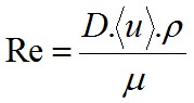 Calculation Reynolds Number circular pipe