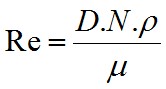 Calculation Reynolds Number circular pipe