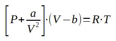 Equation of state of Van Der Waals