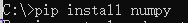 Pip install