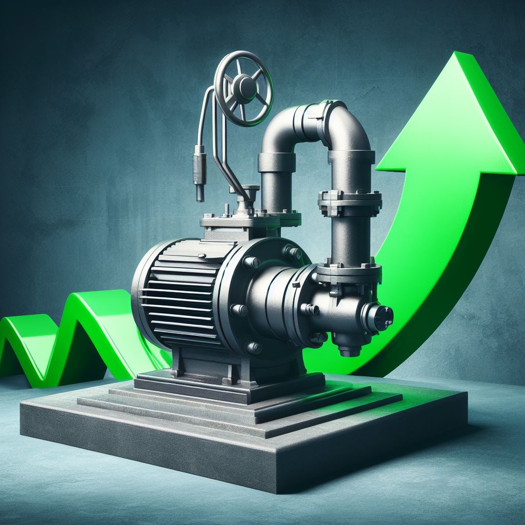 Illustration of pump improving its efficiency