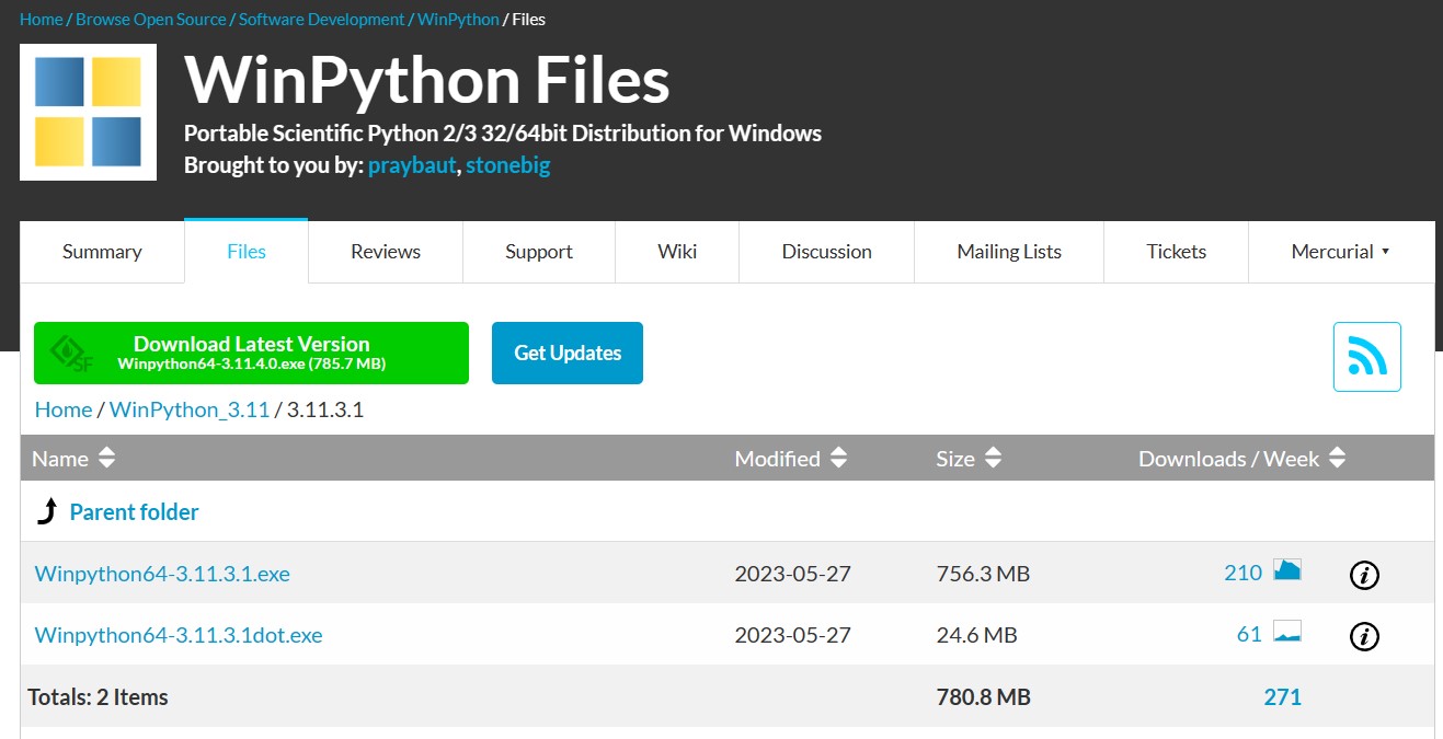 Download WinPython Portable